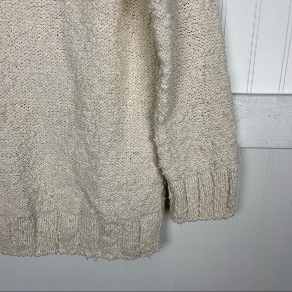 ANTHROPOLOGIE Moth Juliette Nubby Cream Knit Turtleneck - Picture 6 of 7